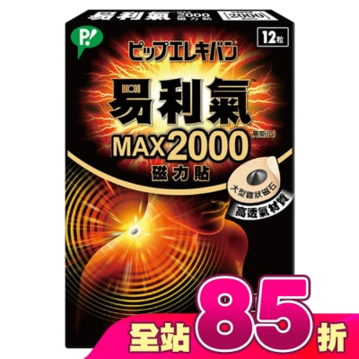 ELEKIBAN易利氣 - 易利氣MAX2000磁力貼(12粒)