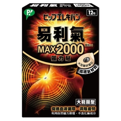 ELEKIBAN易利氣 易利氣MAX2000磁力貼(12粒)