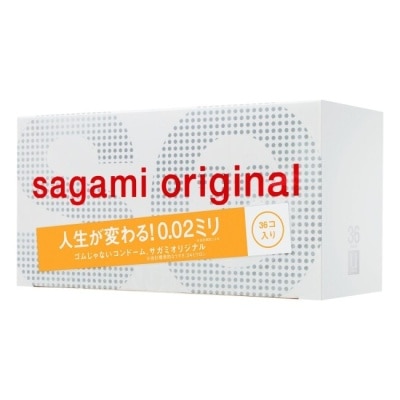 SAGAMI 相模元祖0.02 衛生套標準裝36 片