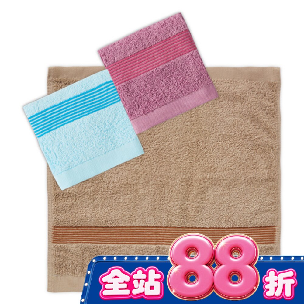 素色彩緞方巾【顏色隨機出貨】 image