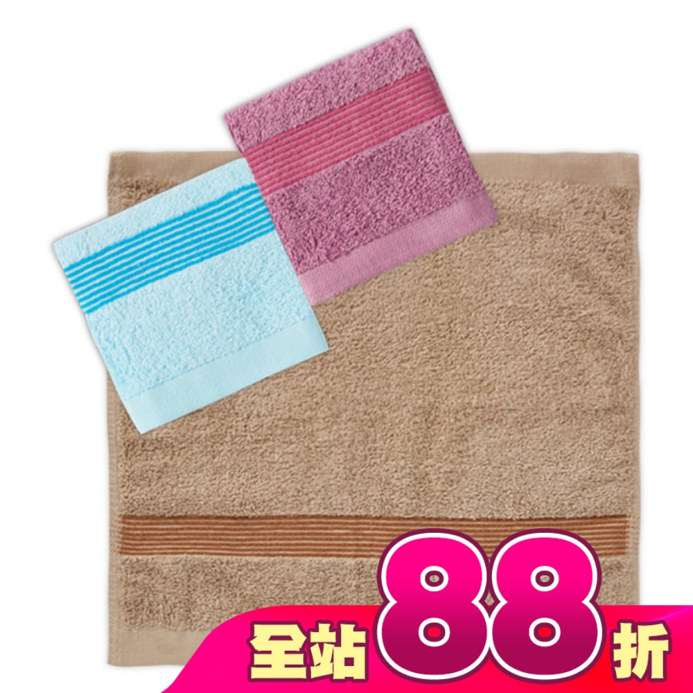 素色彩緞方巾【顏色隨機出貨】