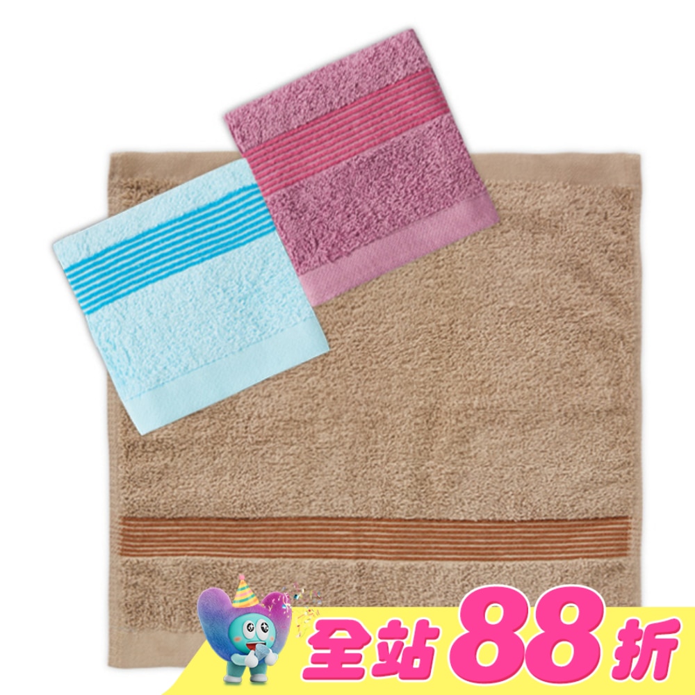 素色彩緞方巾【顏色隨機出貨】