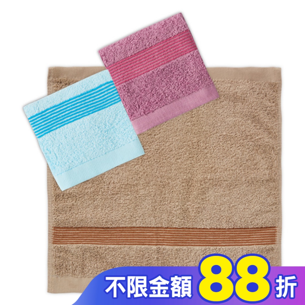 素色彩緞方巾【顏色隨機出貨】