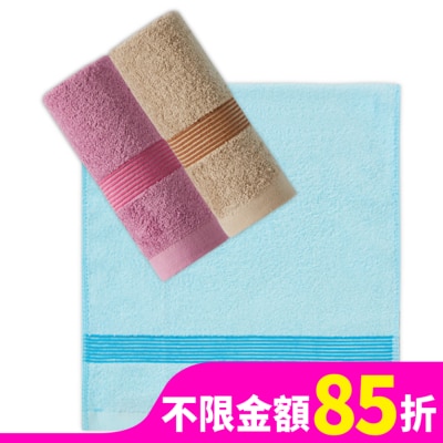 Miine 素色彩緞毛巾【顏色隨機出貨】