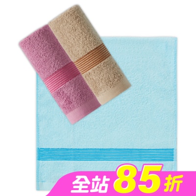 Miine - 素色彩緞毛巾【顏色隨機出貨】
