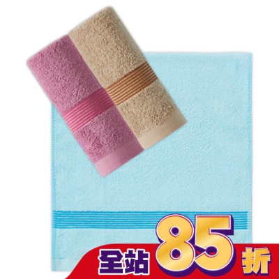 Miine 素色彩緞毛巾【顏色隨機出貨】