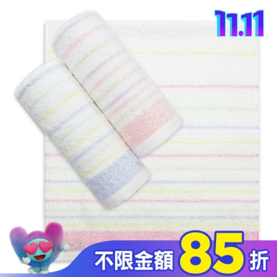 Miine 精梳棉輕柔毛巾【顏色隨機出貨】