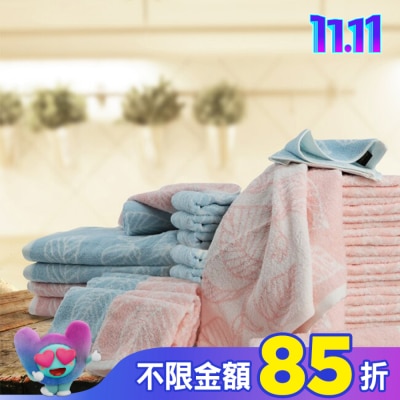 Miine Miine 桃葉方巾【顏色隨機出貨】