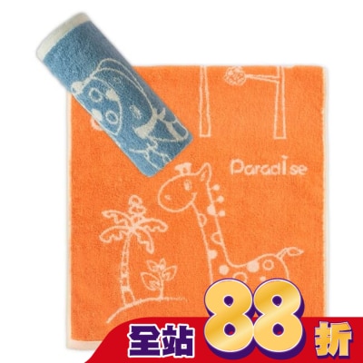 Miine Miine 動物樂園毛巾【顏色隨機出貨】
