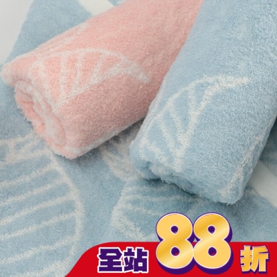 Miine - Miine 桃葉毛巾【顏色隨機出貨】