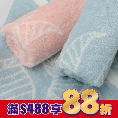 Miine Miine 桃葉毛巾【顏色隨機出貨】