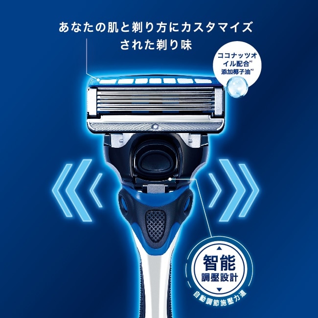舒適牌水次元5辨型刮鬍刀片(保濕配方)4入 image