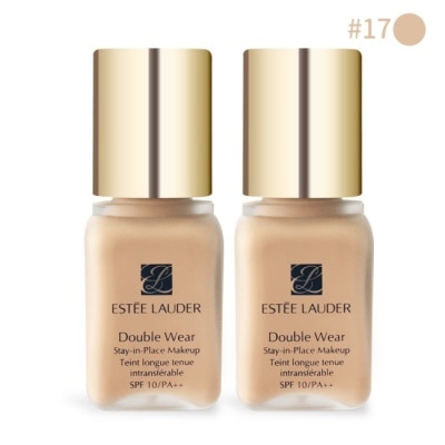 ESTEE LAUDER 雅詩蘭黛 ESTEE LAUDER雅詩蘭黛 粉持久完美持妝粉底#17(7ml)X2-專櫃公司貨