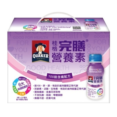 Quaker 桂格 桂格完膳營養素-100鉻含纖配方6入