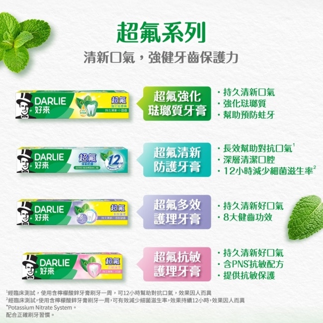 DARLIE好來超氟牙膏-超霸號250公克