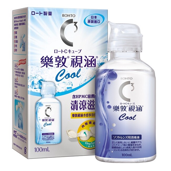 樂敦視涵水感多效保養液-清涼滋潤100ml