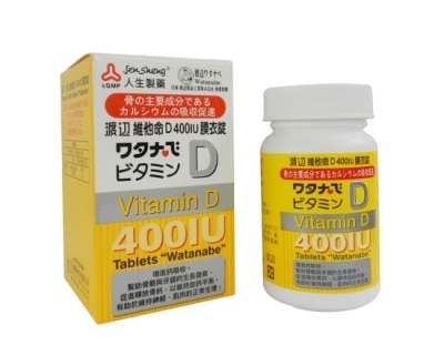 渡邊 渡邊 維他命D 400IU膜衣錠120錠