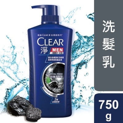 CLEAR 淨男士去屑洗髮乳深層淨碳型 750G