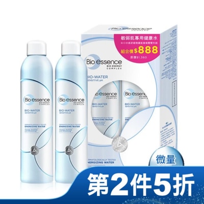 Bio-essence 碧歐斯 碧歐斯 BIO水感舒緩微礦能量噴霧雙件組(300ml*2)