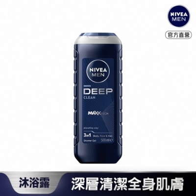 NIVEA 妮維雅 - 妮維雅男士清新淨爽沐浴露500ml image