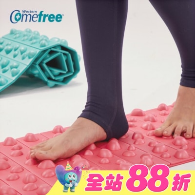 Comefree 康芙麗 - Comefree 可捲式居家健康步道踏墊CF-81705 (粉 / 綠 2色隨機出貨)