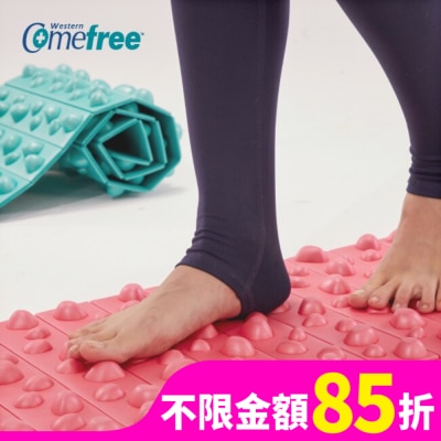 Comefree 康芙麗 Comefree 可捲式居家健康步道踏墊CF-81705 (粉 / 綠 2色隨機出貨)