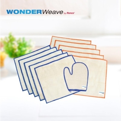 WONDERWEAVE 美國Wonder Weave天然抗菌竹纖維萬用巾(10條+手套1個)