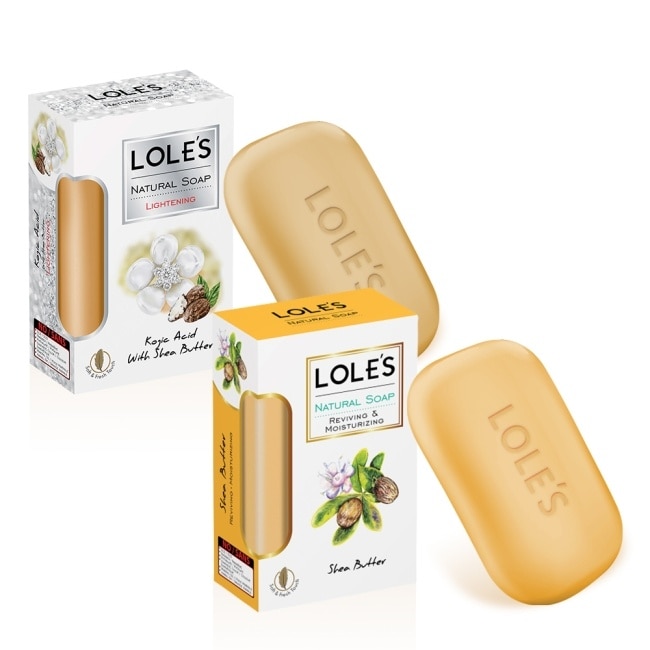 【六入】LOLES全能美白淡斑+抗老活膚乳油木機能皂150g(各3入)