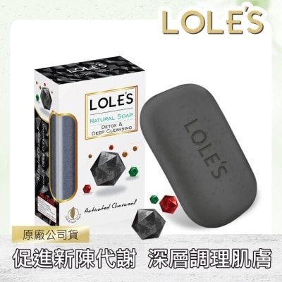 LOLES LOLES活性炭深層潔膚機能皂150g