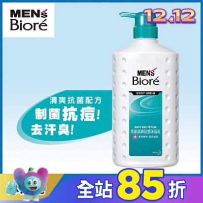 Biore 蜜妮 MEN’S Biore 男性專用茶樹清爽沐浴乳 750ml