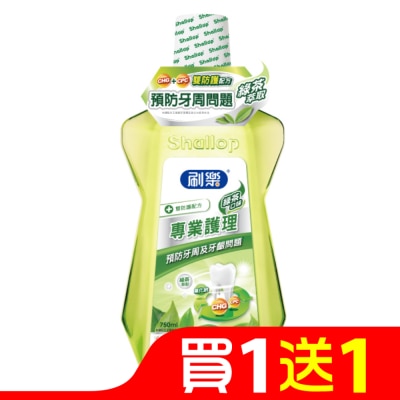 刷樂 刷樂專業護理漱口水(綠茶口味)750ml