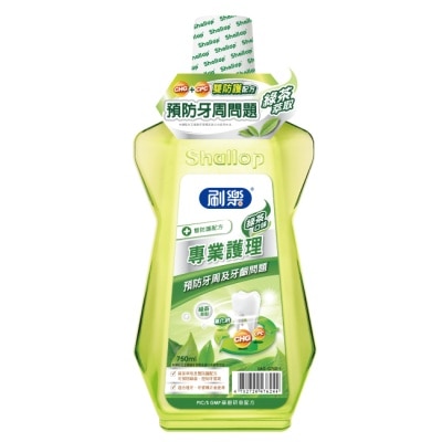 刷樂 刷樂專業護理漱口水(綠茶口味)750ml