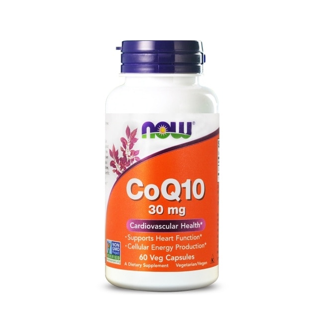 NOW健而婷 精純CoQ10膠囊食品(60顆/瓶)三瓶組