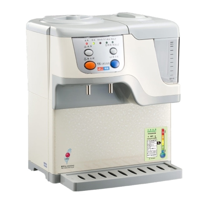 東龍蒸汽式電動給水溫熱開飲機 TE-161AS
