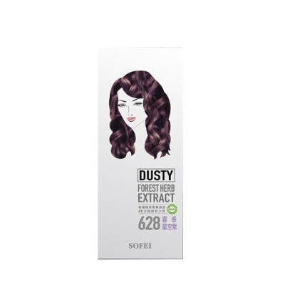 SOFEI 舒妃型色家植萃添加護髮染髮霜-628 霧感 星空紫