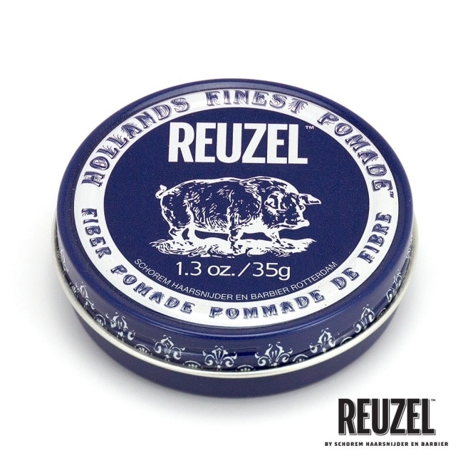 REUZEL Fiber Pomade 深藍豬強力纖維級水性髮泥 35g