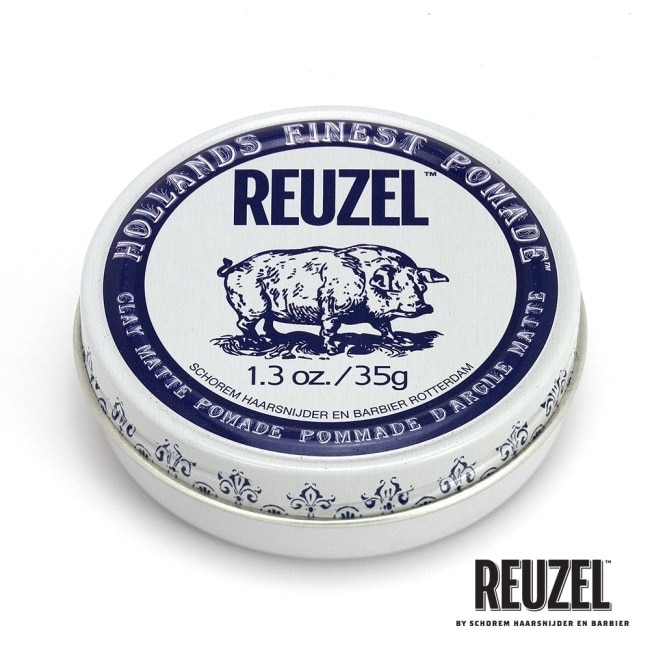 REUZEL Clay Matte Pomade 白豬強力黏土級水性髮泥 35g