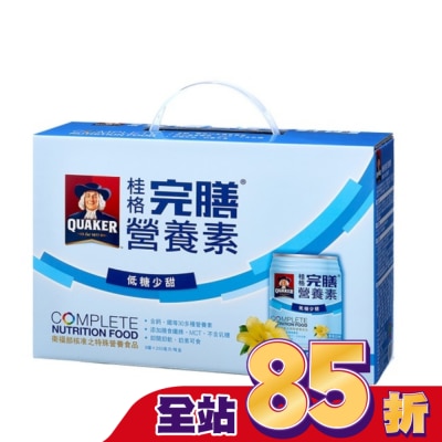 Quaker 桂格 桂格完膳營養素-香草低糖少甜8入