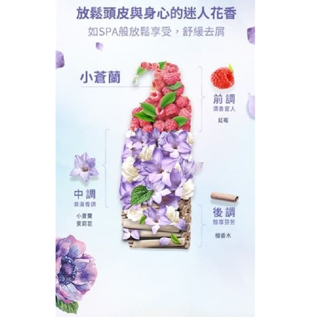 H&S 海倫仙度絲小蒼蘭香氛去屑洗髮乳750ml