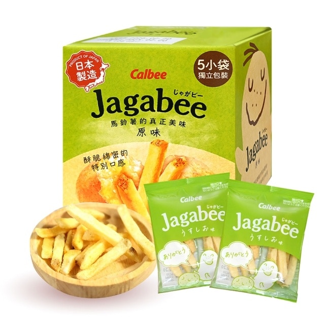 日本加卡比薯條(原味)盒裝15g*5