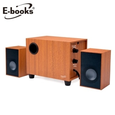 E-BOOKS E-books D27 重低音2.1聲道木質多媒體喇叭