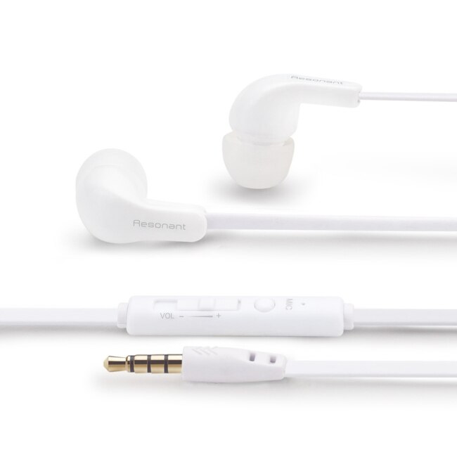 E-books S76 經典款音控接聽入耳式耳機-白 image