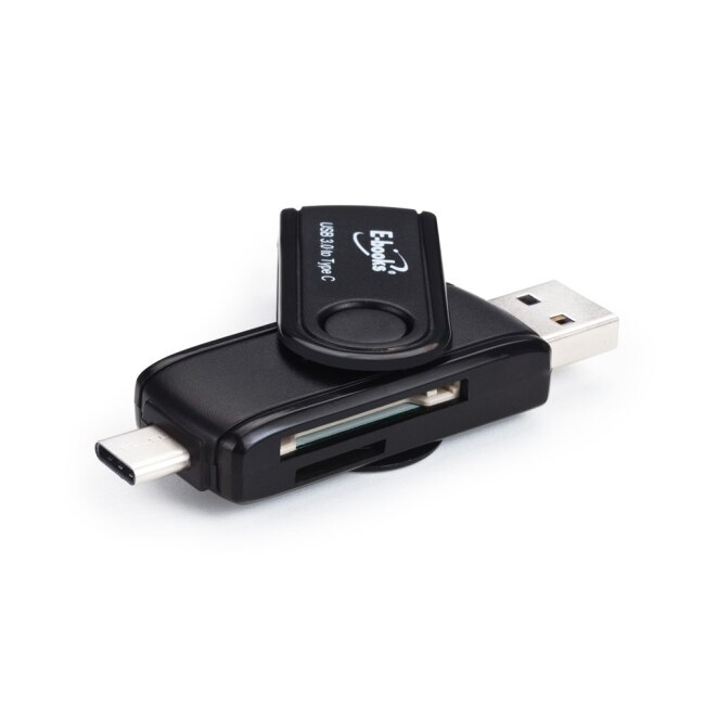 E-books T35 Type C+USB3.0雙介面OTG讀卡機