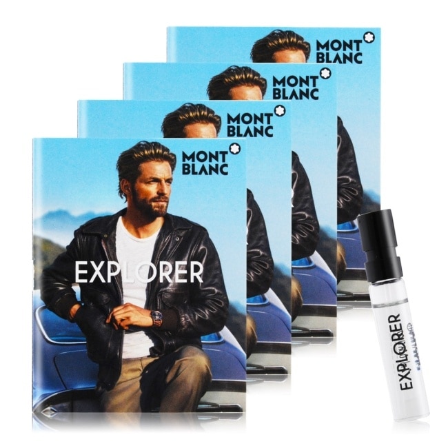 MONTBLANC 萬寶龍 EXPLORER 探尋旅者淡香精(2ml)X4 EDP-隨身針管試香