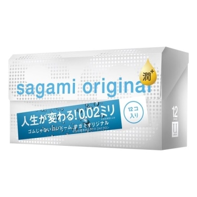 SAGAMI 相模元祖 0.02 極潤裝 PU 保險套 12 入