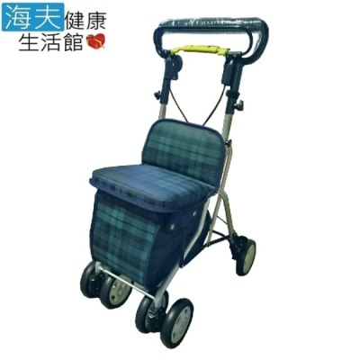 HEF海夫 【海夫】輕巧購物助行車 (綠格紋)