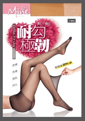 Miine MIINE耐勾極韌彈性絲襪(3入)FP1780WM-膚