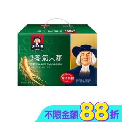 Quaker 桂格 - 桂格無糖養氣人蔘盒裝19瓶