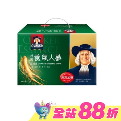 Quaker 桂格 - 桂格無糖養氣人蔘盒裝19瓶