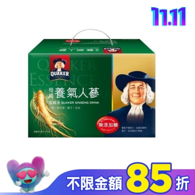 Quaker 桂格 桂格無糖養氣人蔘盒裝19瓶